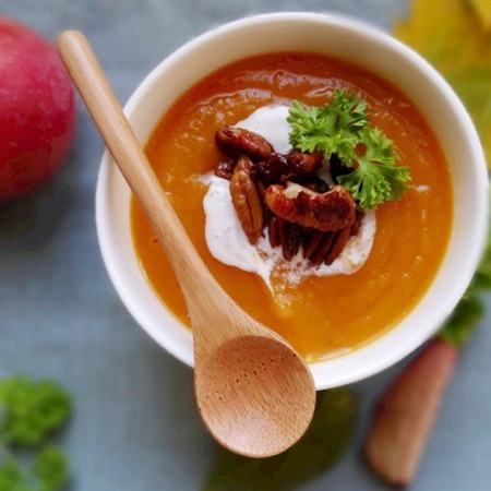 Гарбузово-яблучний суп