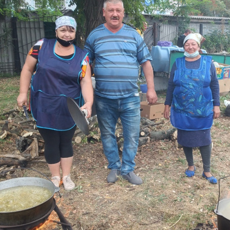 Анатолій Жила, головний кухар на святі 