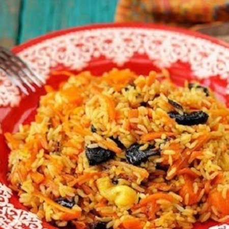 Вегетаріанський плов з гарбузом