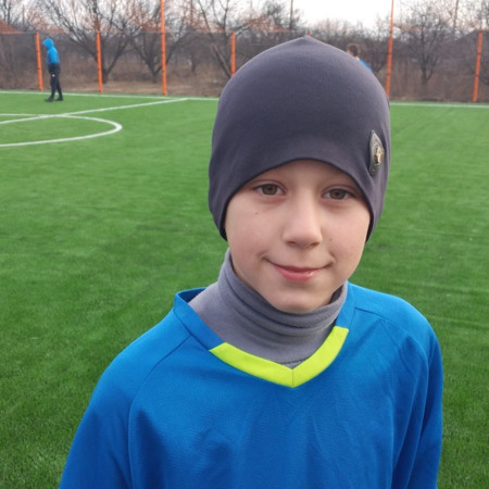 Богдан Пушкарьов, юний футболіст