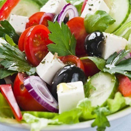 Салат з Помідорів Черрі З Бринзою