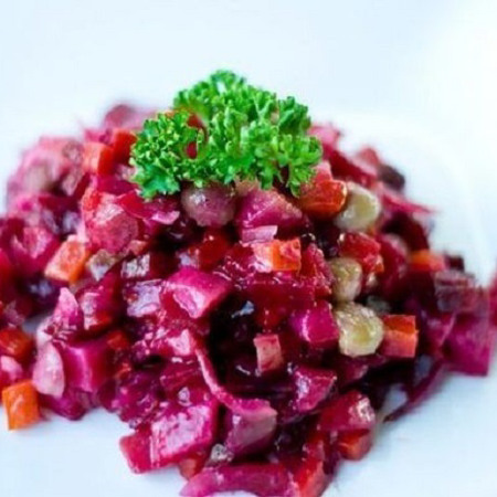 Вінегрет з печерицями