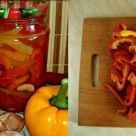 Перець в медовому маринаді