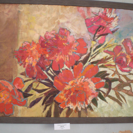 «Півонії» (полотно, олія). Юлія Розенцвейг 