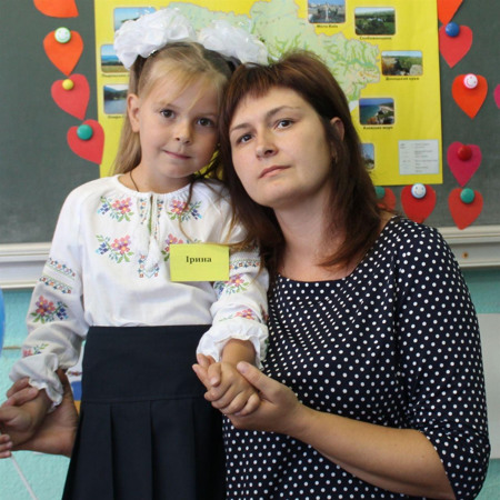 Висоцька Катерина з донькою Іринкою