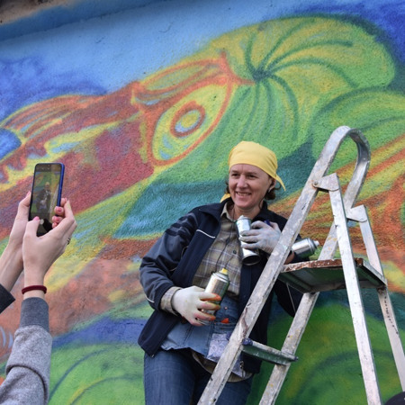 Створили перший мурал