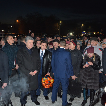 У Золотоношу приїжджав п'ятий Президент України