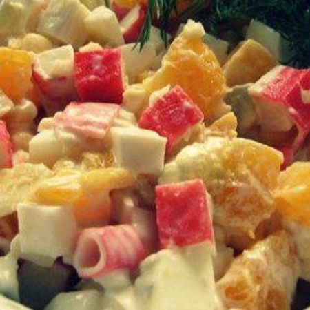 Салат  з апельсинами від Марії Біляк