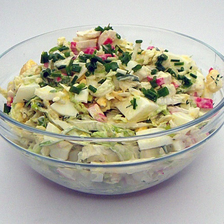 Салат із пекінської капусти та ківі від Тетяни Онищеко