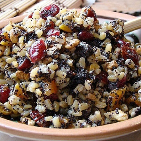 Кутя з рису та варення