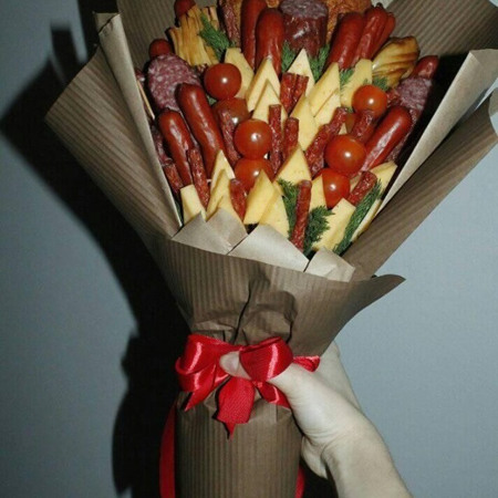 Чоловічі та фруктові букети, подарункові набори від Кароліни Мишковської