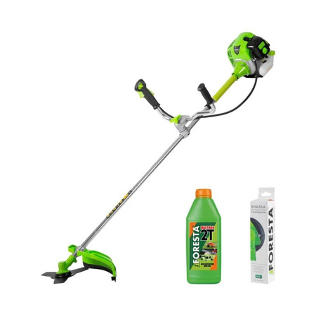 Бензиновый триммер Foresta FC-47 LX + Масло 2-тактное + Смазка для редуктора	