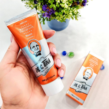 Отбеливающая зубная паста Ним Dr.Tuna 