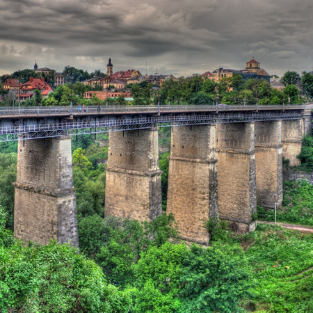 Смотрицький каньйон на якому стоїть місто-фортеця