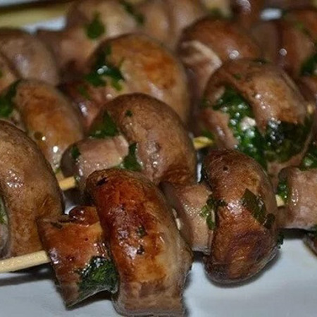 Шашлики з печериць