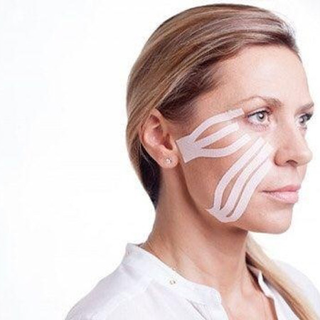 Эстетическое тейпирование  лица