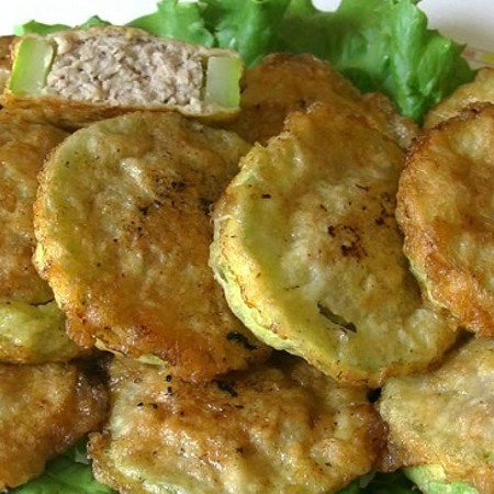 Фаршировані кабачки в клярі