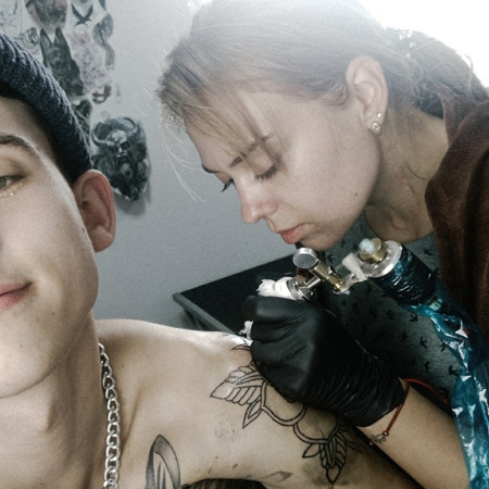 Рисуя на «живом» холсте