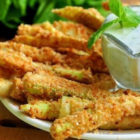Хрусткі кабачкові палички