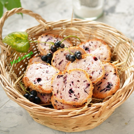 Смородинове печиво з кокосовою стружкою