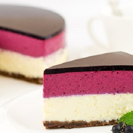 Чізкейк з мусом з смородини