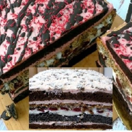 Торт-пляцок «Королівська вишня»