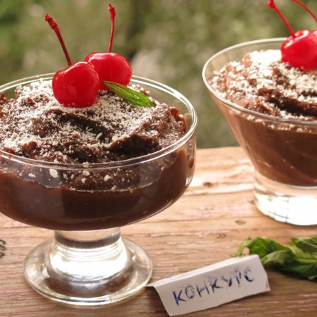 Шоколадний мус з цвітної капусти