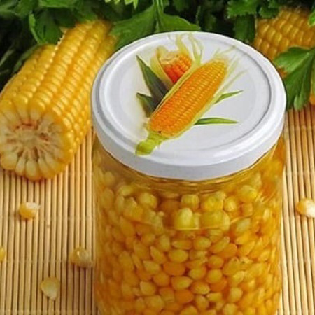 Консервована кукурудза без стерилізації