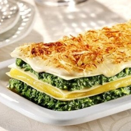 Лазанья зі шпинатом