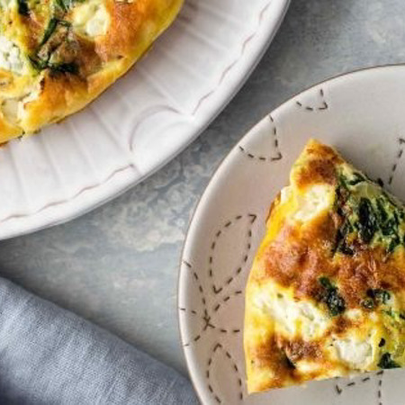 Фріттата зі шпинатом