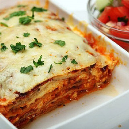 М’ясна запіканка з баклажанами