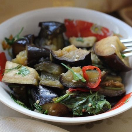 Швидко мариновані баклажани