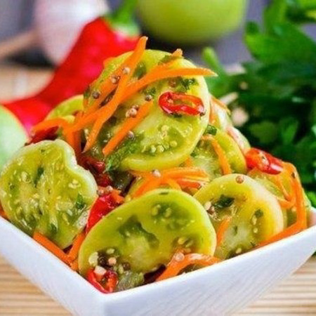 Пікантні зелені помідори