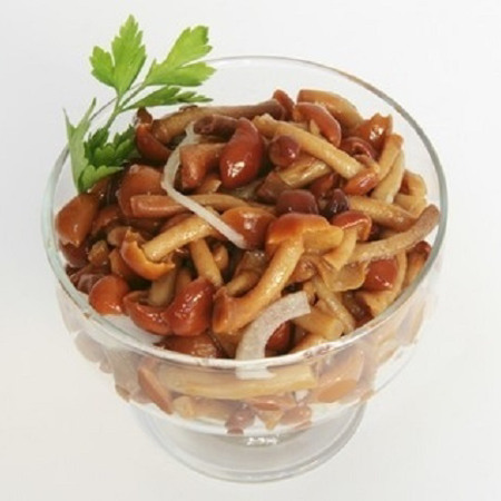 Мариновані опеньки з часником