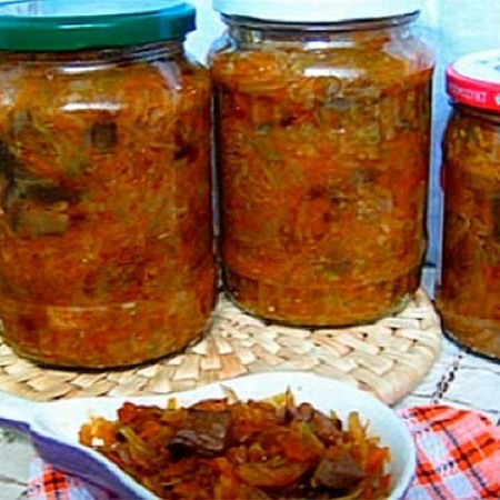 Гриби з овочами