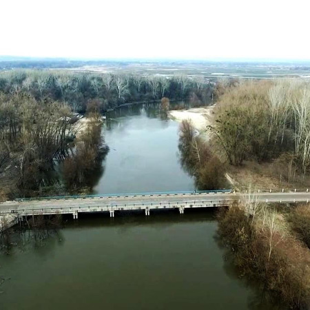 Пляж на річці Псел