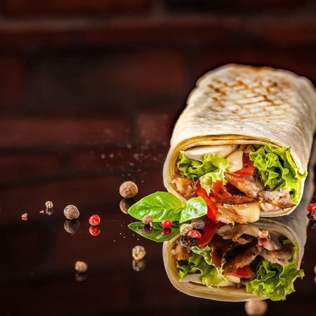 Шаурма з кавою