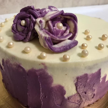 Лавандовий торт