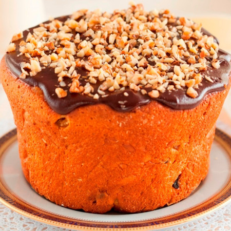 Шоколадна глазур з горіхами