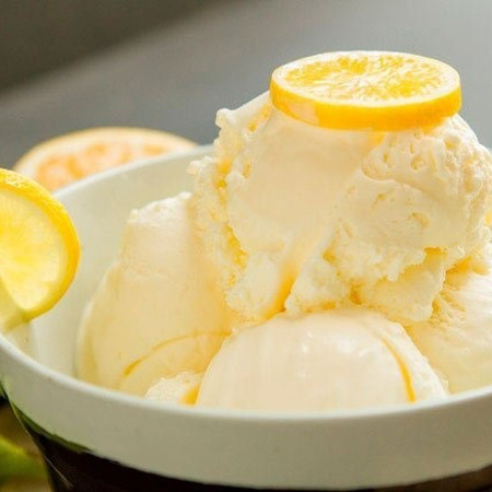 Лимонне морозиво