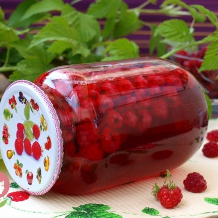 Малинове желе та компот