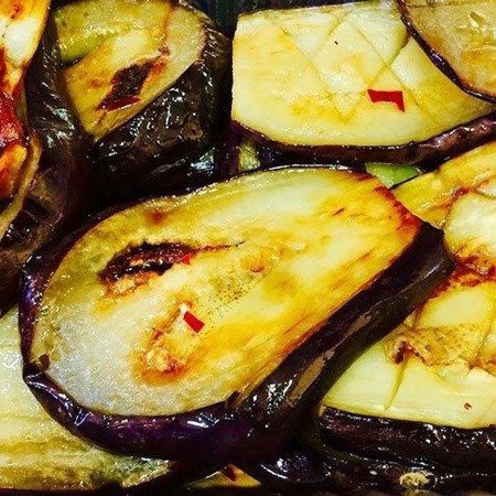 Баклажани в медовій карамелі