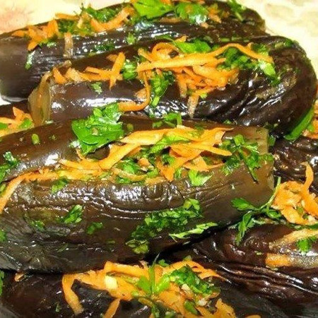 Фаршировані баклажани на зиму