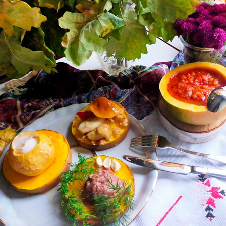 Суп гарбузовий  з фрикадельками