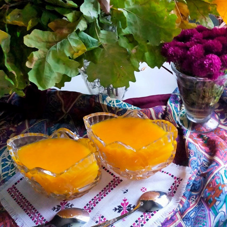 Десерт з гарбуза та дині (або яблук)