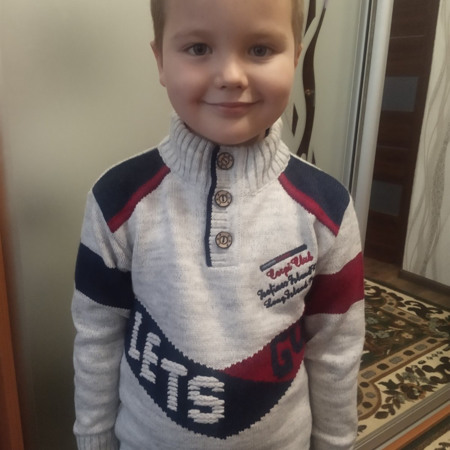 Єфим Цараненко,  6 років, смт Петропавлівка