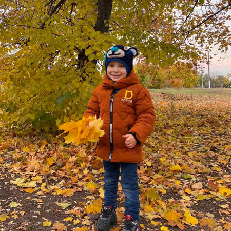 Микола Курило, 3 роки, с. Богинівка