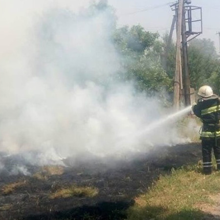 Пожежі на полях Сірогозщини