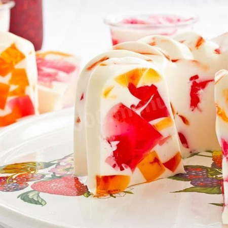 Бите скло желейне