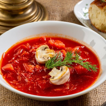 Борщ з грибами (Львів)